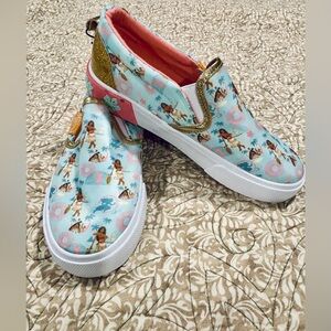 Kids Slip-On Sneakers-Moana (Size 3)